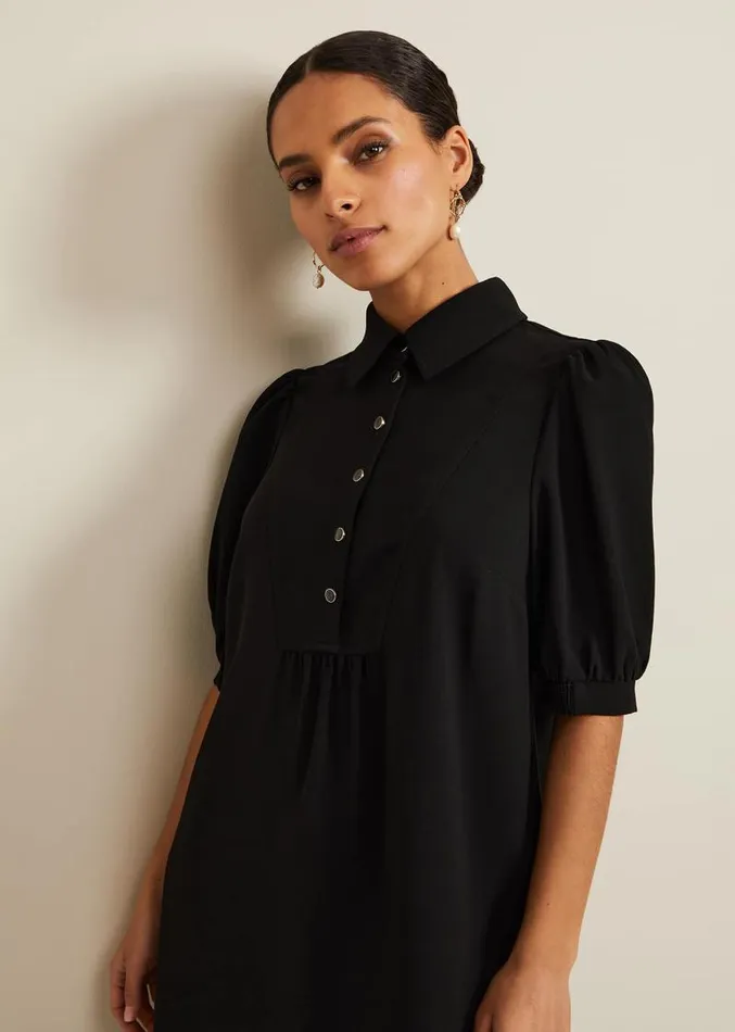 Petite Claudia Pearl Dress Black Women Phase Eight Dresses