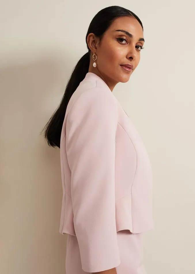 Petite Daisy Jacket Pale Pink Women Phase Eight Jackets