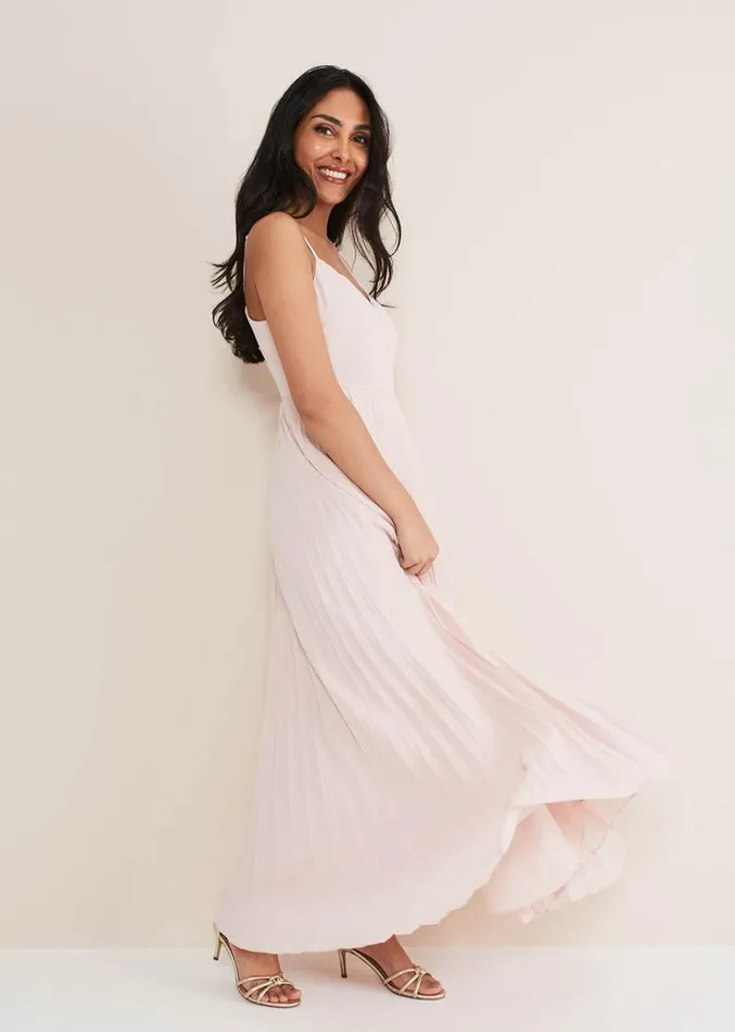 Petite Michelle Lace Pleated Maxi Dress Antique Rose Women Phase Eight Dresses Petite Michelle Lace Pleated Maxi Dress Antique Rose Women Phase Eight Dresses
