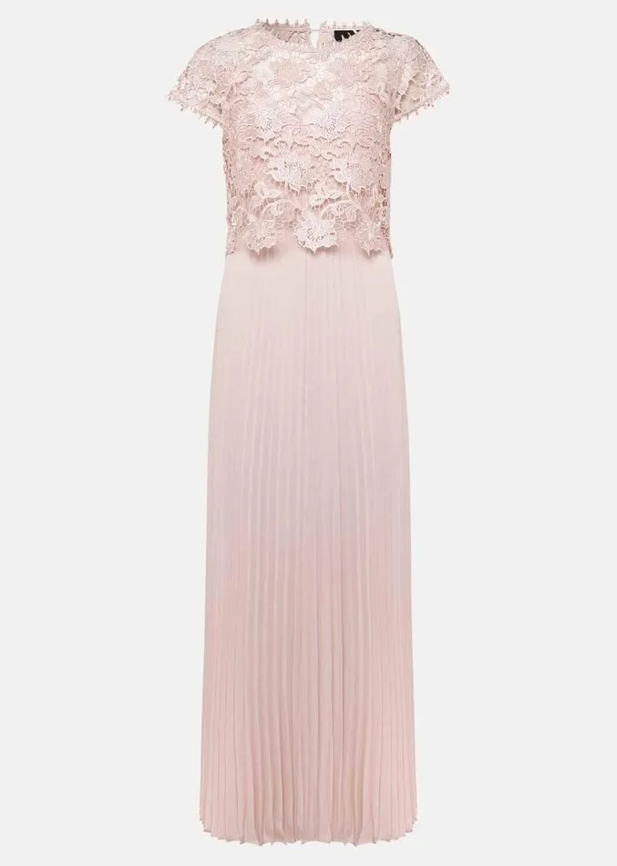 Petite Michelle Lace Pleated Maxi Dress Antique Rose Women Phase Eight Dresses Petite Michelle Lace Pleated Maxi Dress Antique Rose Women Phase Eight Dresses
