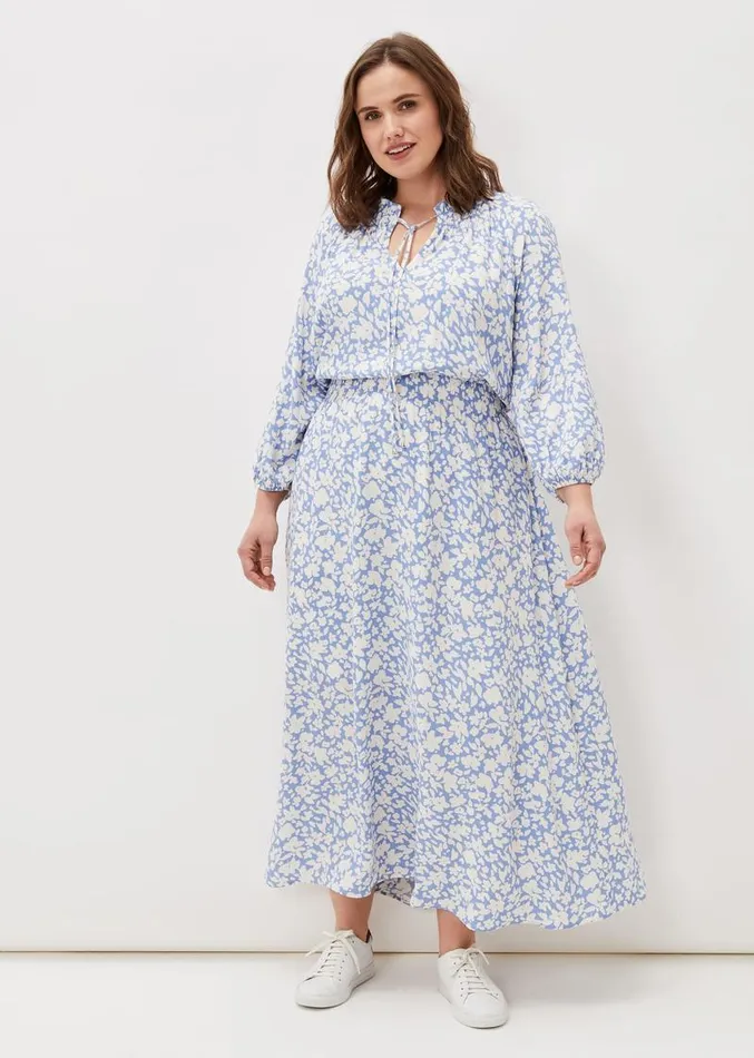 Phillipa Floral Midaxi Dress Powder Blueivory Women Phase Eight Dresses