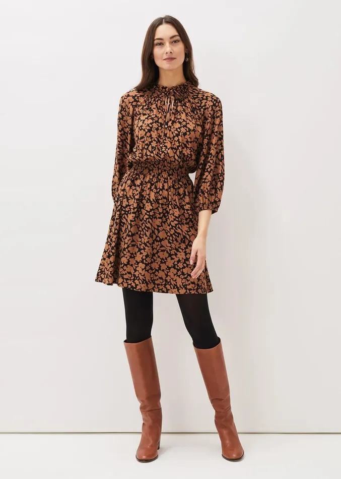 Phillipa Swing Dress Blacktan Women Phase Eight Dresses