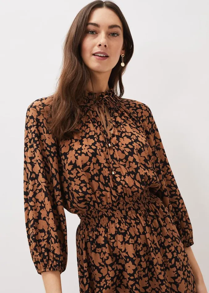 Phillipa Swing Dress Blacktan Women Phase Eight Dresses
