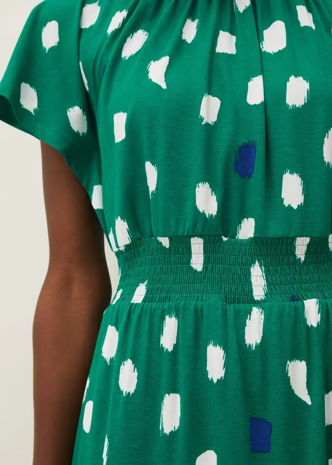 Pia Spot Dress Green Women Phase Eight Dresses