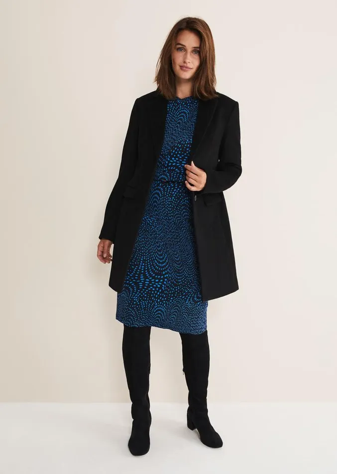 Pinna Print Jersey Dress Cobaltnavy Women Phase Eight Dresses