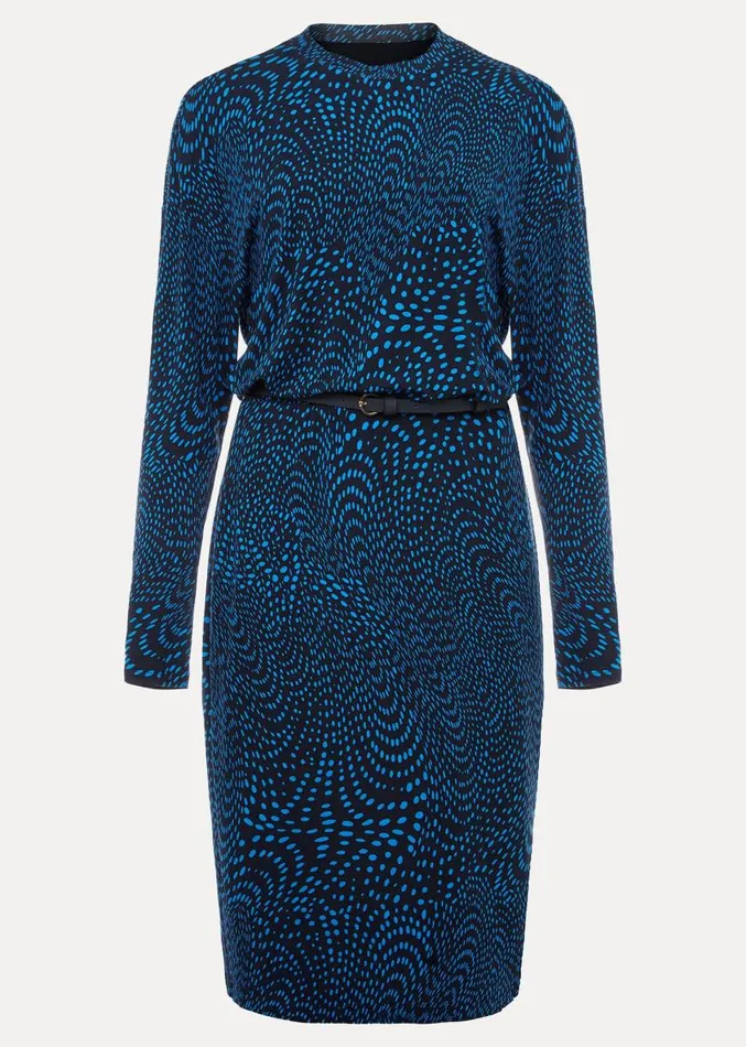 Pinna Print Jersey Dress Cobaltnavy Women Phase Eight Dresses
