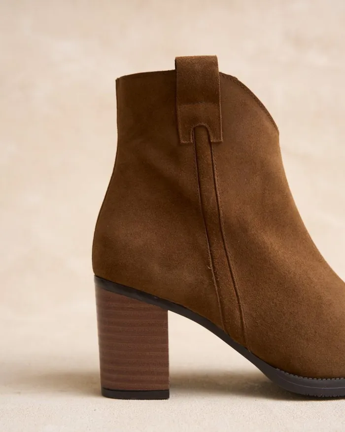 Polin Et Moi Ankle Boots Alea Heel Leather Women Ankle Boots Polin Et Moi Ankle Boots Alea Heel Leather Women Ankle Boots