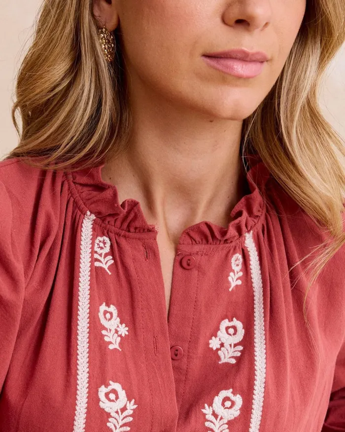 Polin Et Moi Antara Embroidered Blouse Makeup Women Blouses And Shirts Polin Et Moi Antara Embroidered Blouse Makeup Women Blouses And Shirts