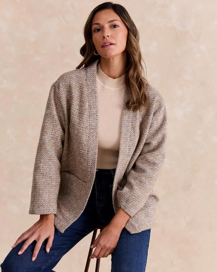 Polin Et Moi Custi Cloth Coat Camel Women Blazer And Jackets Polin Et Moi Custi Cloth Coat Camel Women Blazer And Jackets