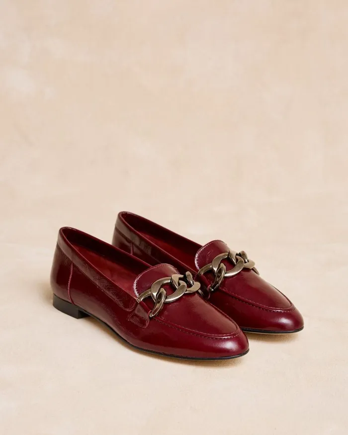 Polin Et Moi Jurima Detail Moccasin Garnet Women Moccasins Polin Et Moi Jurima Detail Moccasin Garnet Women Moccasins