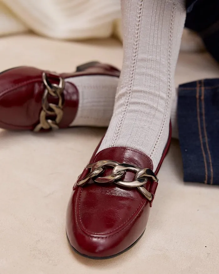 Polin Et Moi Jurima Detail Moccasin Garnet Women Moccasins Polin Et Moi Jurima Detail Moccasin Garnet Women Moccasins