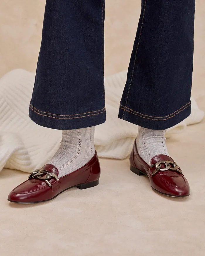 Polin Et Moi Jurima Detail Moccasin Garnet Women Moccasins Polin Et Moi Jurima Detail Moccasin Garnet Women Moccasins