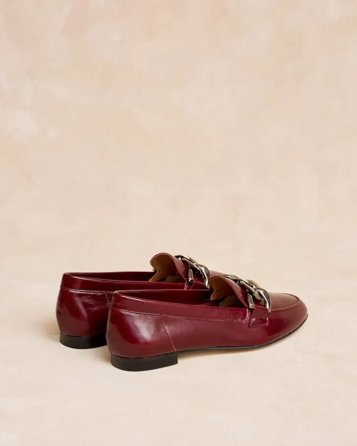 Polin Et Moi Jurima Detail Moccasin Garnet Women Moccasins Polin Et Moi Jurima Detail Moccasin Garnet Women Moccasins