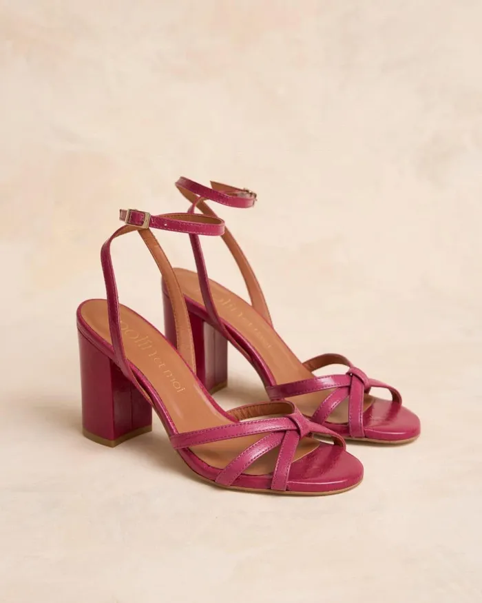 Polin Et Moi Kiwani Heel Sandal Bougainvillea Women Sandals