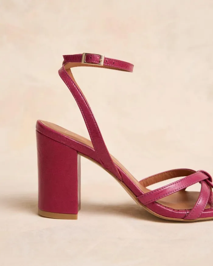 Polin Et Moi Kiwani Heel Sandal Bougainvillea Women Sandals Polin Et Moi Kiwani Heel Sandal Bougainvillea Women Sandals