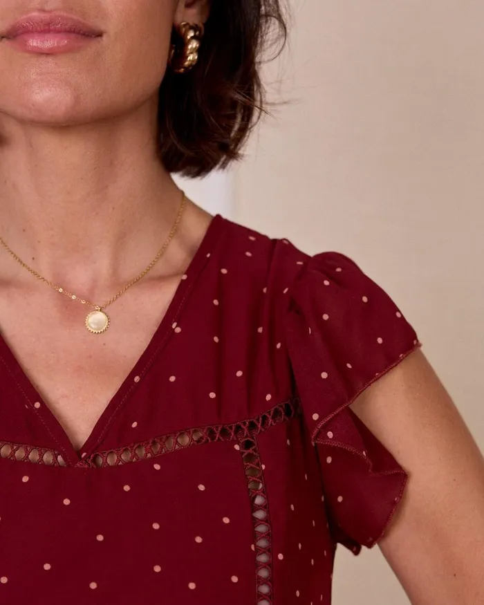 Polin Et Moi Lunari Mid Lenght Dress Cherry Women Dresses And Jumpsuits Polin Et Moi Lunari Mid Lenght Dress Cherry Women Dresses And Jumpsuits