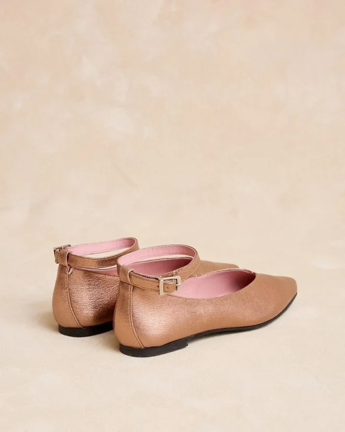 Polin Et Moi Mary Jane Carmina Bracelet Rose Women Flats Polin Et Moi Mary Jane Carmina Bracelet Rose Women Flats