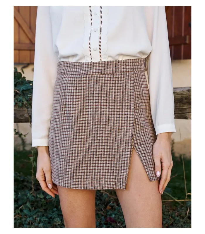 Polin Et Moi Mery Pants Skirt Beige Women Skirts