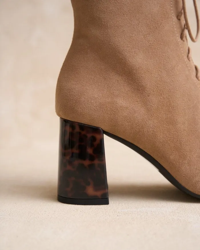 Polin Et Moi Pidrina Laces Ankle Boots Camel Women Ankle Boots Polin Et Moi Pidrina Laces Ankle Boots Camel Women Ankle Boots