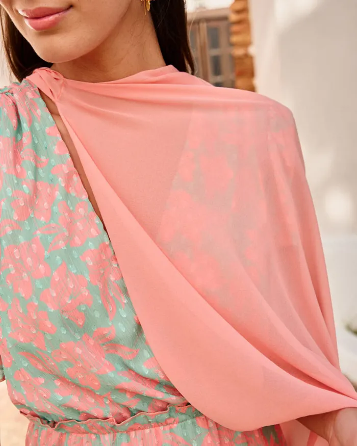 Polin Et Moi Savannah Guest Cape Peach Women Capes And Wraps Polin Et Moi Savannah Guest Cape Peach Women Capes And Wraps