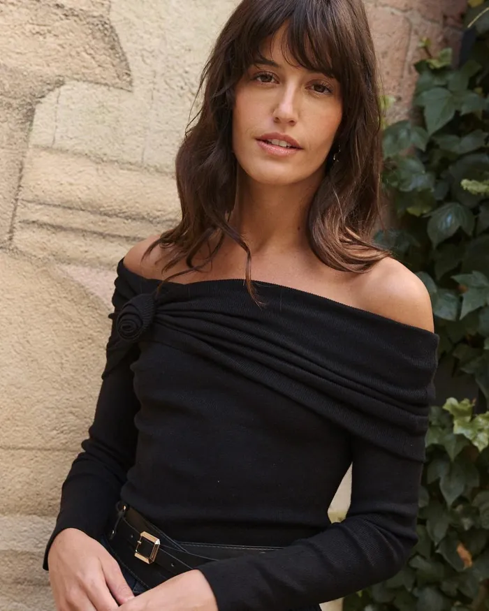 Polin Et Moi Sweater Knitted Amelia Black Women Cardigans And Sweaters Polin Et Moi Sweater Knitted Amelia Black Women Cardigans And Sweaters