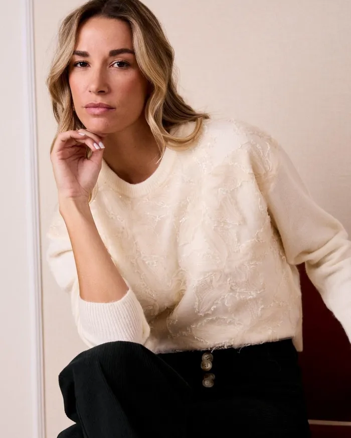 Polin Et Moi Sweater Knitted Senia Raw Women Cardigans And Sweaters
