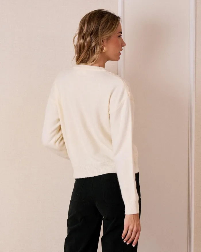 Polin Et Moi Sweater Knitted Senia Raw Women Cardigans And Sweaters Polin Et Moi Sweater Knitted Senia Raw Women Cardigans And Sweaters