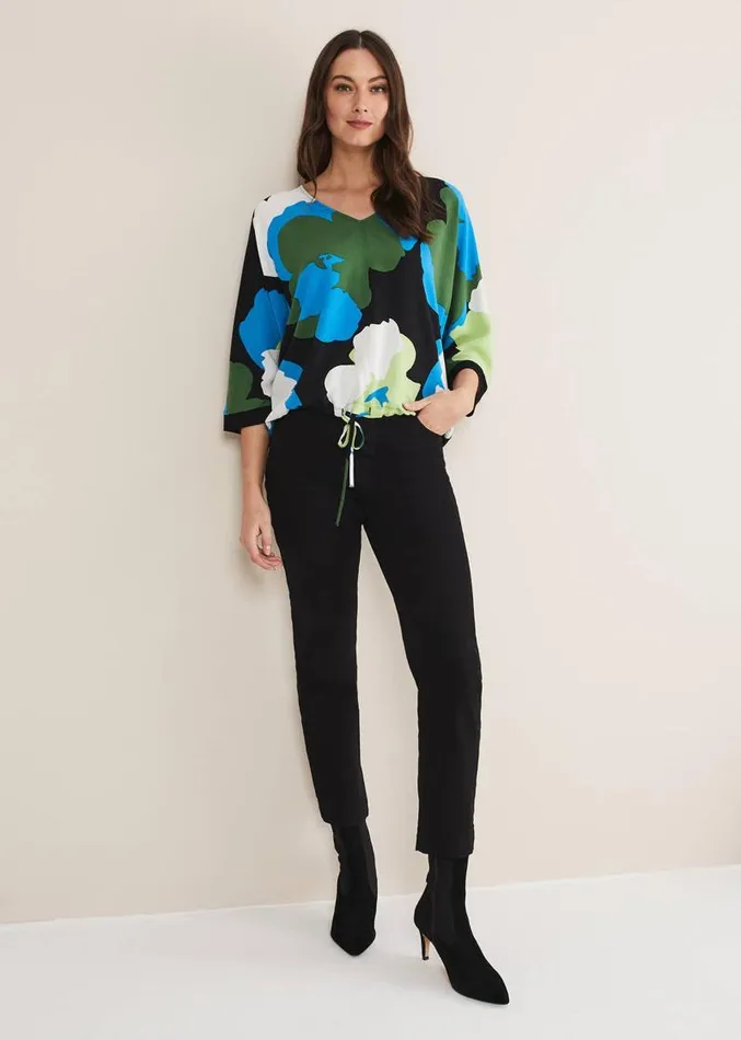 Posey Woven Front Top Multicoloured Women Phase Eight Tops and TShirts