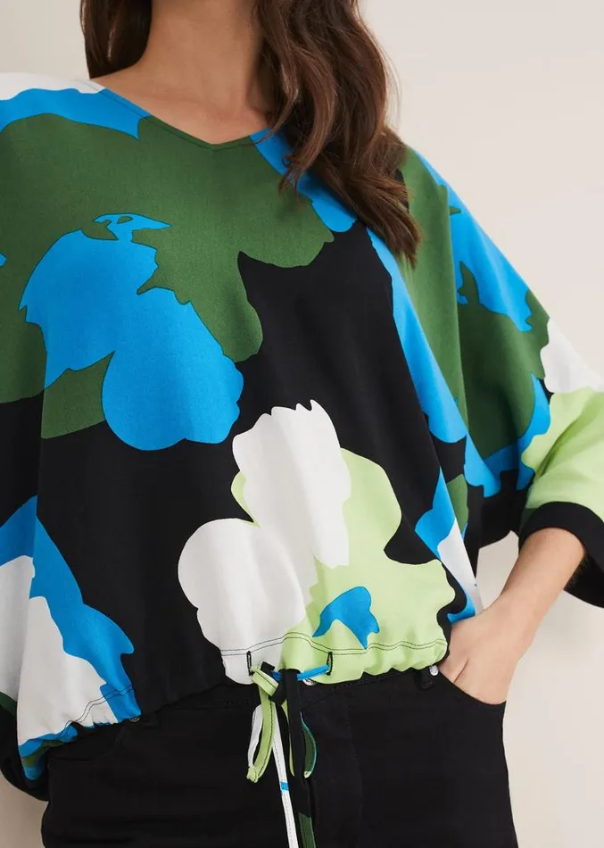 Posey Woven Front Top Multicoloured Women Phase Eight Tops and TShirts