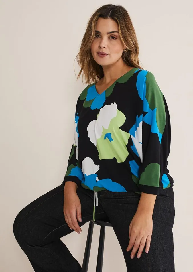Posey Woven Front Top Multicoloured Women Phase Eight Tops and TShirts