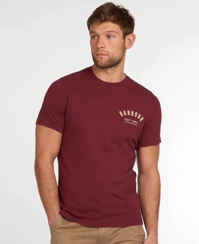 Preppy TShirt New Navy Men Barbour TShirts