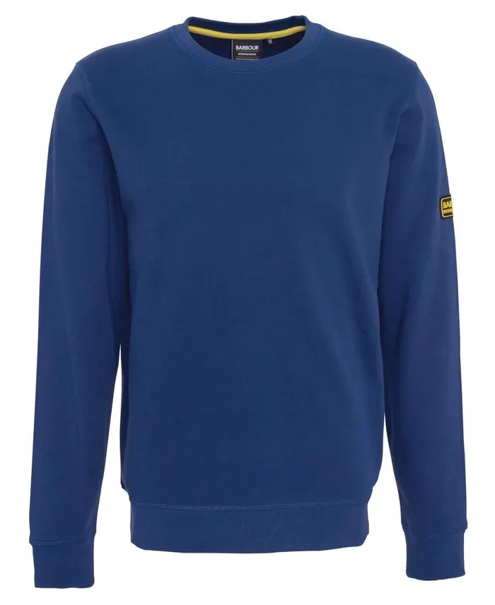 Racer Badge Sweatshirt Classic Black Men Barbour Hoodies and Sweatshirts