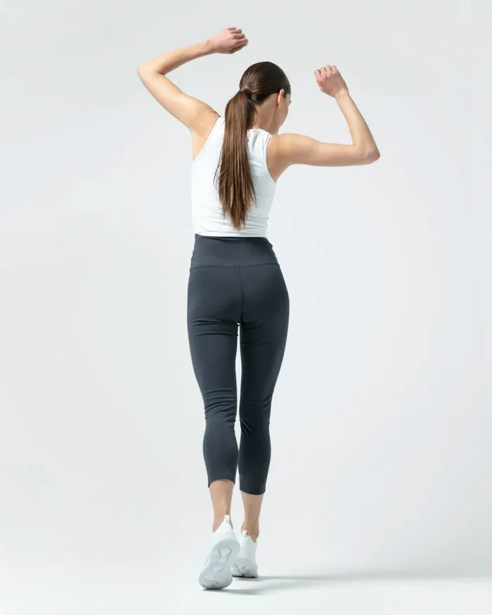 Repetto Womens Bras and Leggings SoftTouch 78 Repreve Leggings Anthracite Grey