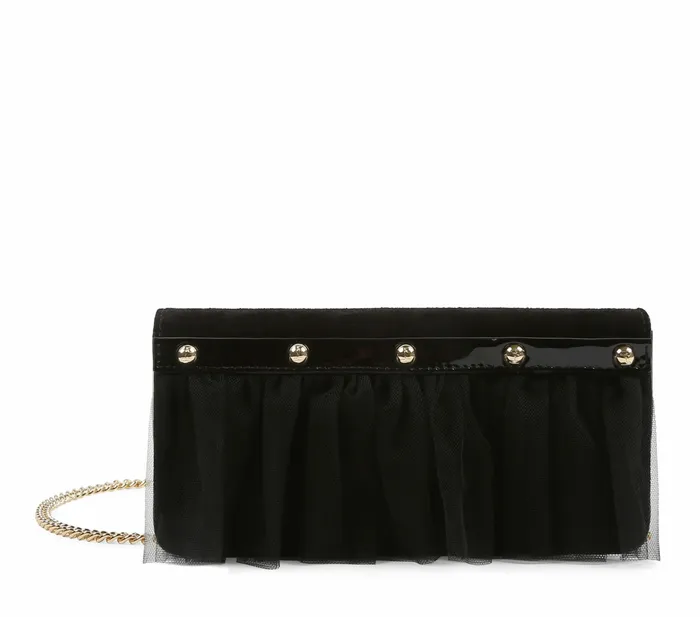 Repetto Womens Handbags Tutu Clutch Black Online