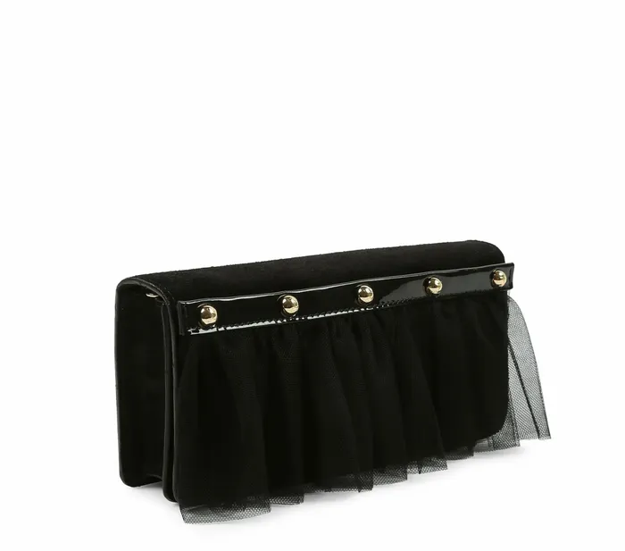 Repetto Womens Handbags Tutu Clutch Black Online