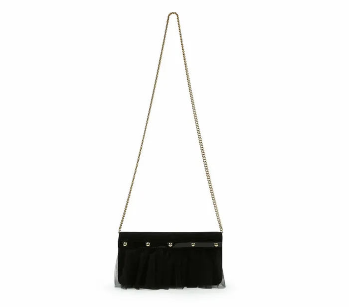 Repetto Womens Handbags Tutu Clutch Black Online