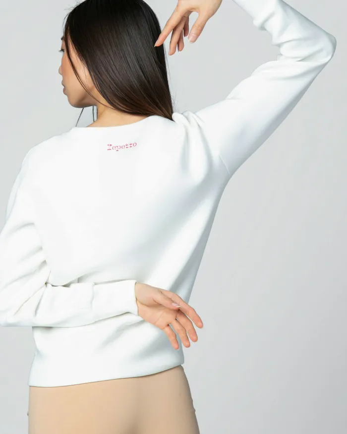 Repetto Womens Knit and Sweats 034Dance With Repetto034 Sweater White