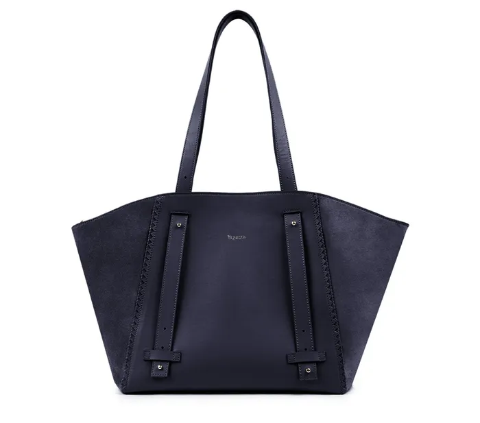 Repetto Womens Shoulder Bags Double Vie Bag Navy Blue Popular