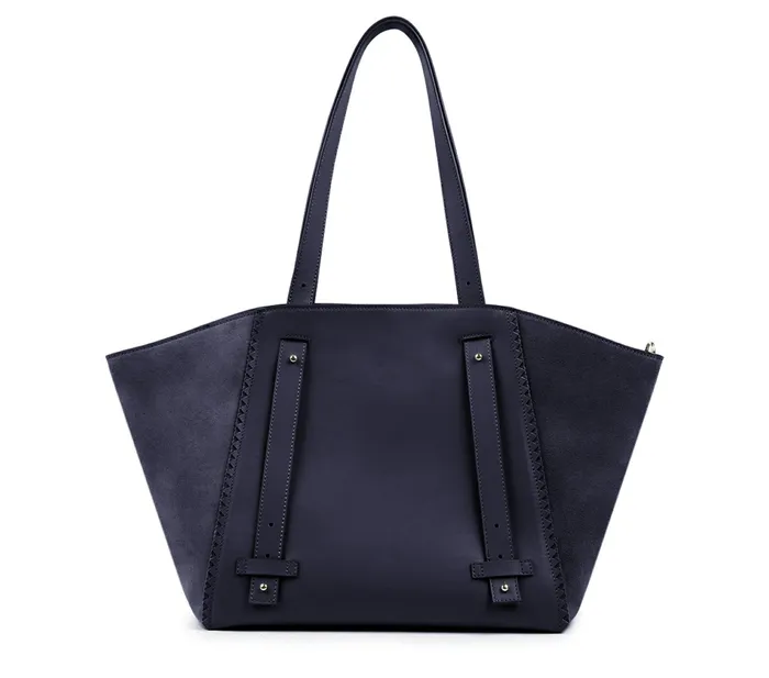Repetto Womens Shoulder Bags Double Vie Bag Navy Blue Popular