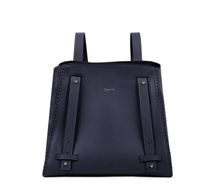 Repetto Womens Shoulder Bags Double Vie Bag Navy Blue Popular