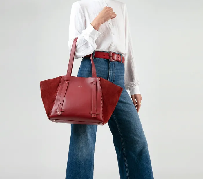 Repetto Womens Shoulder Bags Double Vie Bag Navy Blue Popular