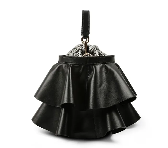 Repetto Womens Shoulder Bags Envole Bag Black Popular
