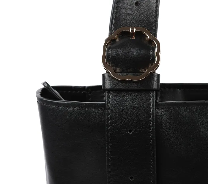 Repetto Womens Shoulder Bags Rosace Shopping Bag Black Online
