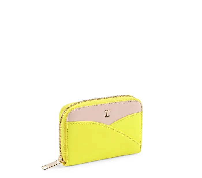 Repetto Womens Small Leather Goods Zippered Wallet Yellow Poussin On Sale