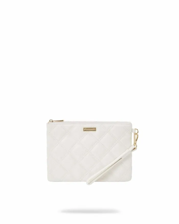 RIVIERA LE BLANC GOLD CHAIN SHARK CROSSOVER CLUTCH Bags SPRAYGROUND