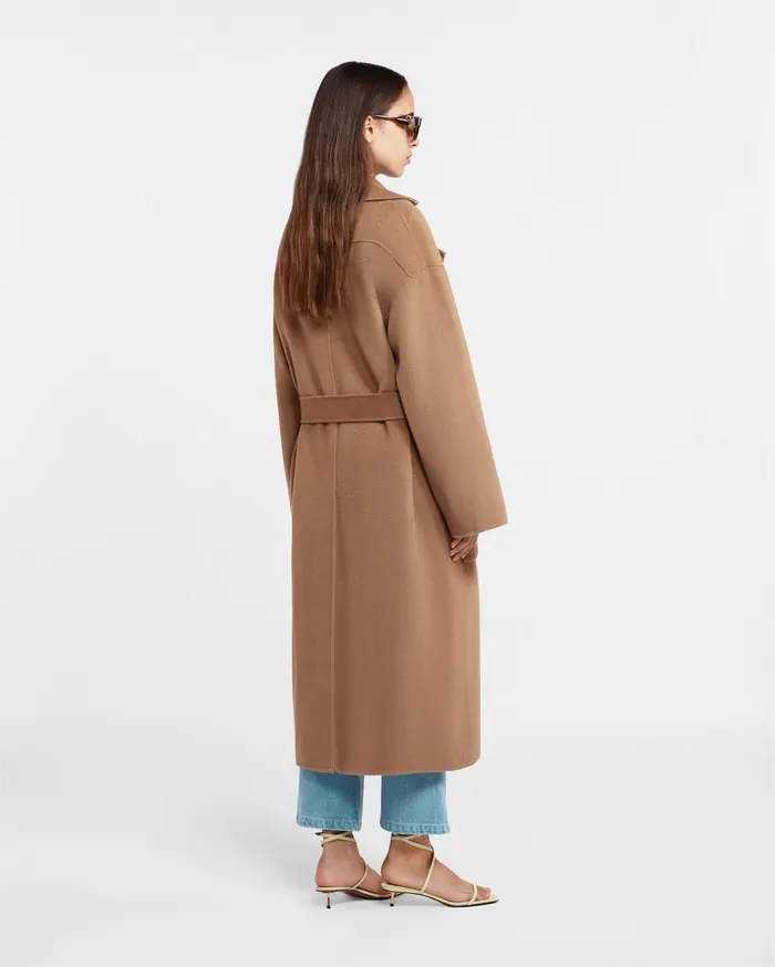 Robe Coat Camel Women Nanushka Outerwear
