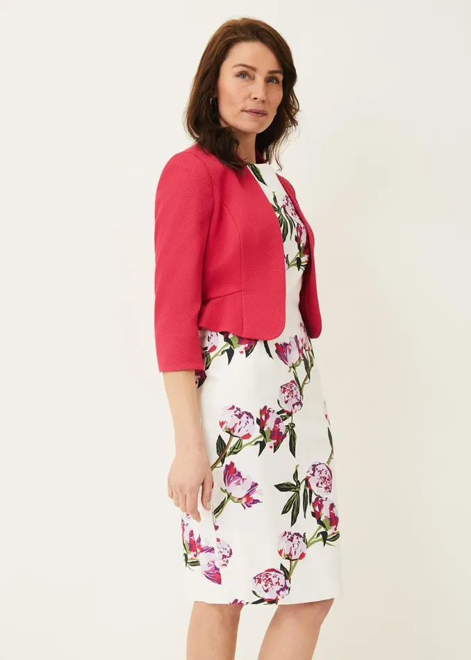 Rochella Peony Print Dress Ivorymulti Women Phase Eight Dresses