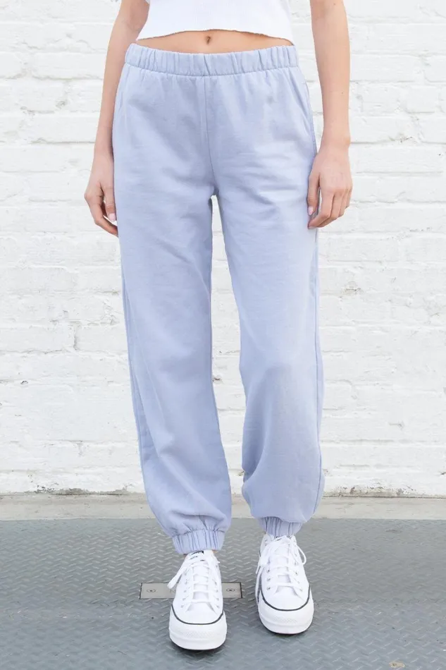 Rosa Sweatpants Light Blue Women Brandy Melville Bottoms