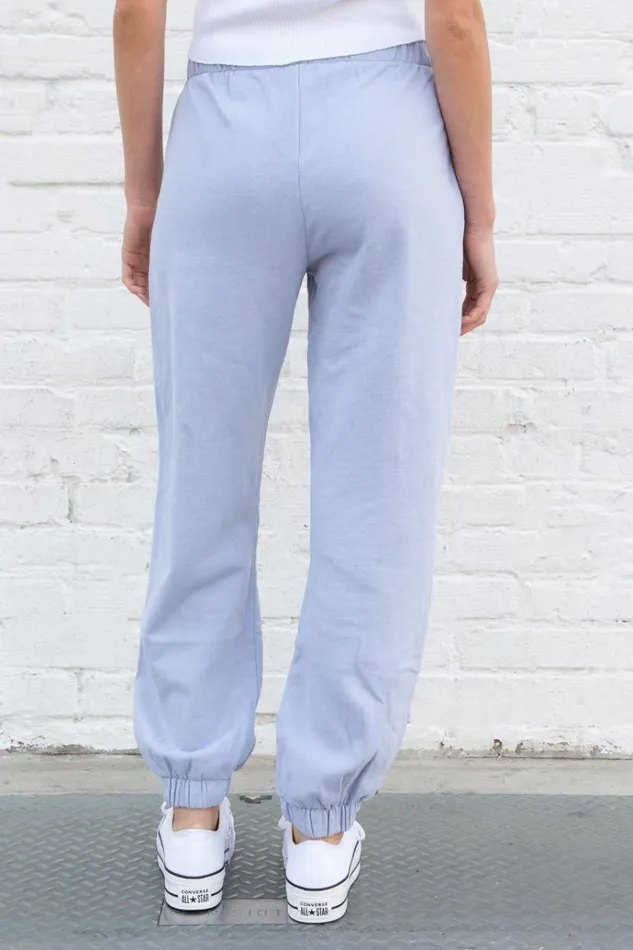 Rosa Sweatpants Light Blue Women Brandy Melville Bottoms