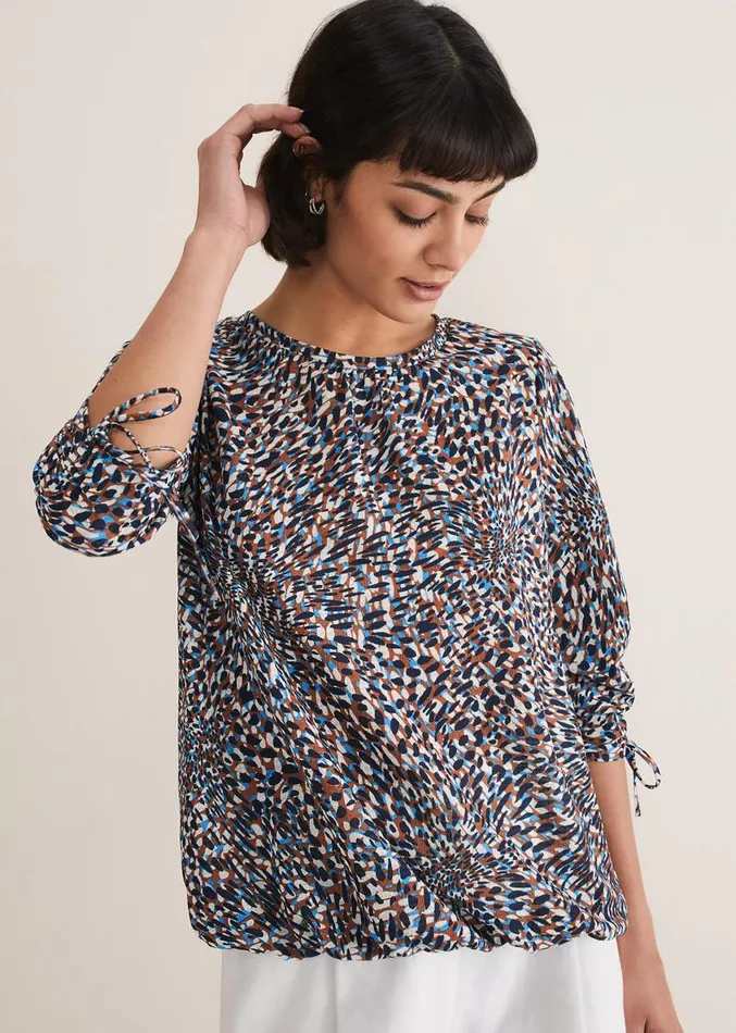 Rosalind Printed Top Multicoloured Women Phase Eight Tops and TShirts